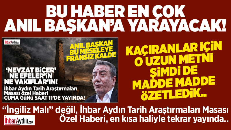 Efeler’de bulunan Nevzat Biçer Parkı’ndaki tarihi yapıların tapusunun Aydın Vakıflar