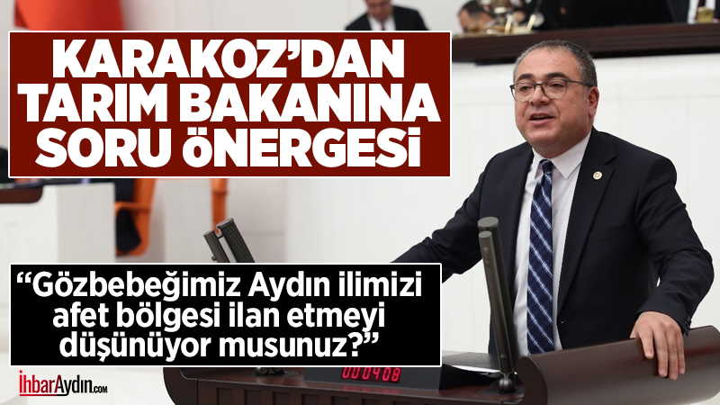 CHP Aydın Milletvekili Evrim Karakoz son dönemde Aydın’da yaşanan sel