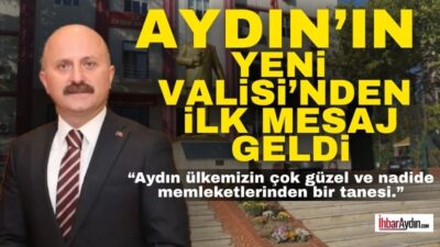 Yeni Vali Osman Varol, Aydın’a atanmasının ardından yaptığı ilk açıklamada