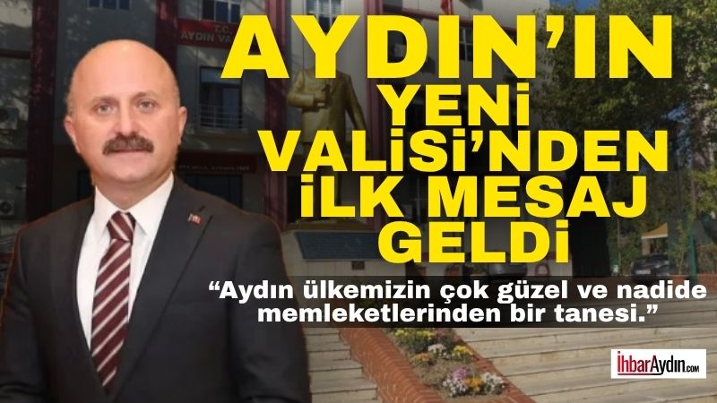 Yeni Vali Osman Varol, Aydın’a atanmasının ardından yaptığı ilk açıklamada