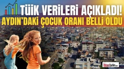 Aydın’da çocuk nüfus oranı %21 olarak açıklanırken, il genelinde her