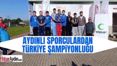 Bursa’da düzenlenen Trap Türkiye Şampiyonası’na 3 sporcu ile katılan Aydın
