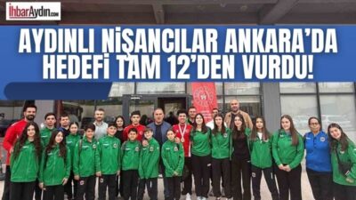 Aydınlı sporcular, Ankara’da düzenlenen Havalı Silahlar 2. Grup Atıcılık Müsabakaları’nda