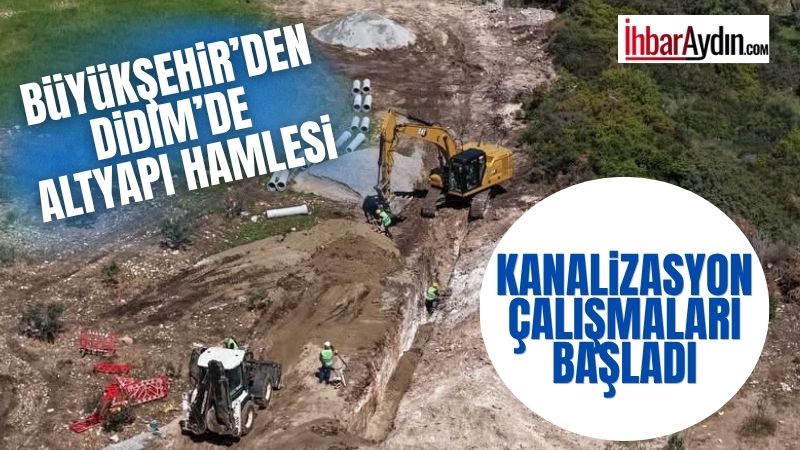 Aydın Büyükşehir Belediyesi, kent genelinde sürdürdüğü altyapı yatırımlarına bir yenisini