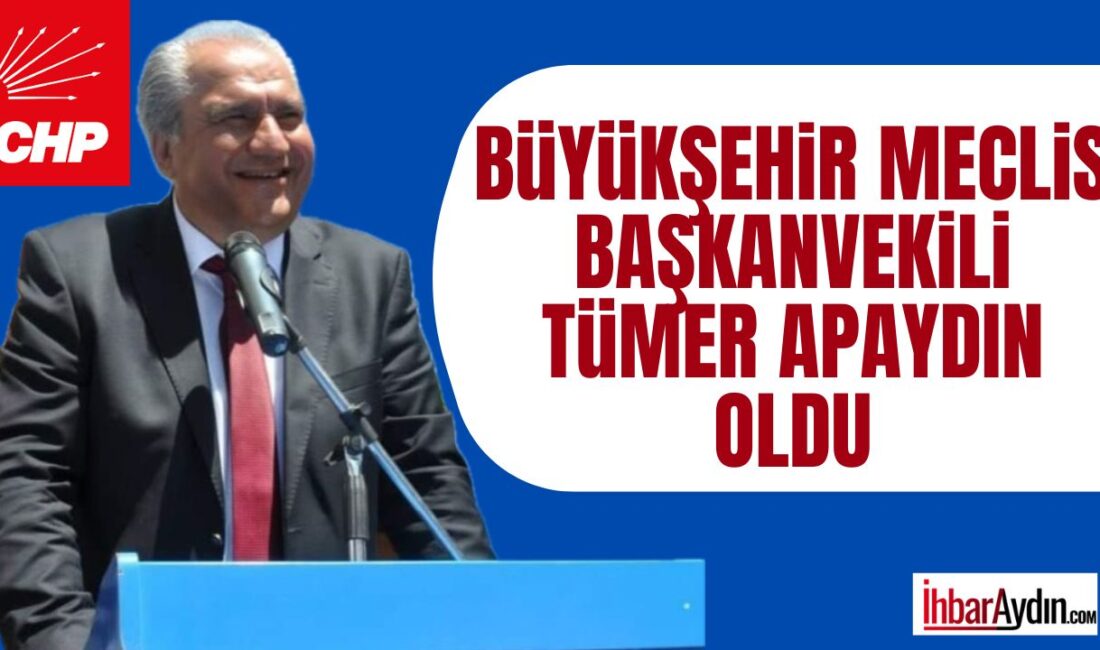 Büyükşehir Meclis Başkan Vekili Tümer Apaydın oldu Aydın Büyükşehir Belediyesi 13 Nisan 2026 tarihli olağan meclis toplantısı,
