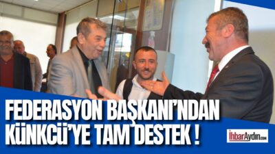 Federasyon Başkanı Yıldırım’dan Künkcü’ye tam destek: “Hak edene hakkını verin”