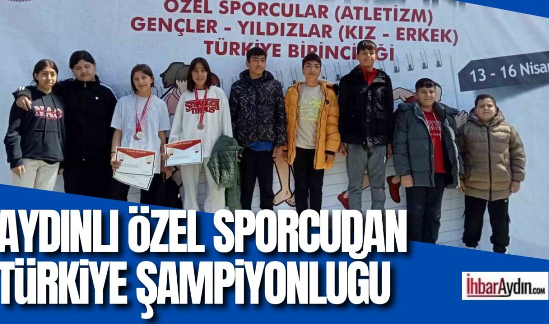 Samsun’da düzenlenen Okul Sporları Özel Sporcular Atletizm Gençler-Yıldız Türkiye Birinciliği