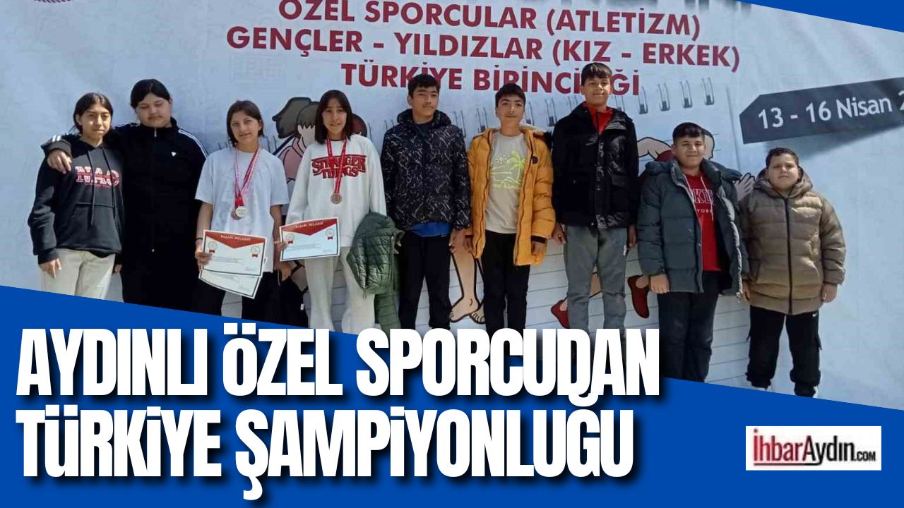 Samsun’da düzenlenen Okul Sporları Özel Sporcular Atletizm Gençler-Yıldız Türkiye Birinciliği
