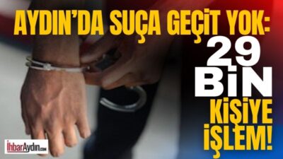 Aydın İl Emniyet Müdürlüğü’nün son bir haftalık çalışmalarına ilişkin bilanço