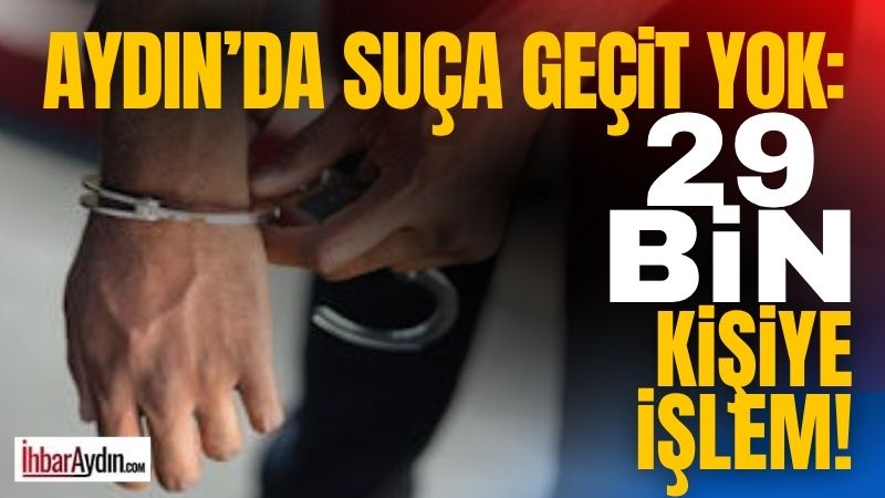 Aydın İl Emniyet Müdürlüğü’nün son bir haftalık çalışmalarına ilişkin bilanço