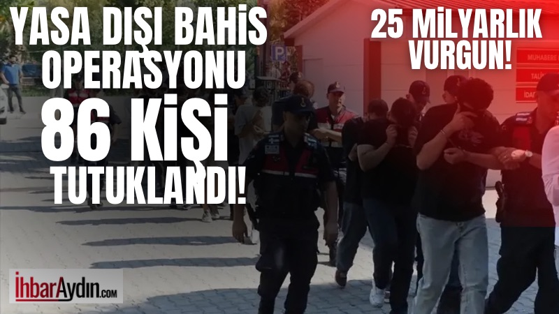 Adana merkezli 22 ilde eş zamanlı gerçekleştirilen yasa dışı bahis