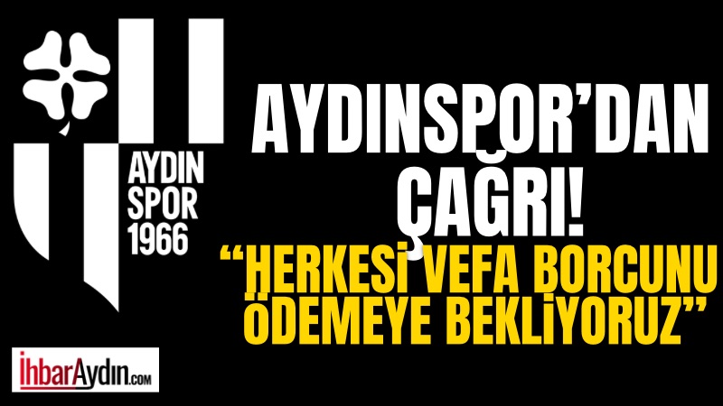 Aydınspor sosyal medya hesabından şehrin takımının sahipsiz bırakıldığı ve bu