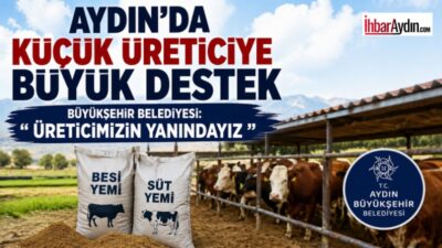 Aydın Büyükşehir Belediyesi’nin kırsal kalkınmaya yönelik destekleri sürüyor. Büyükşehir Belediyesi