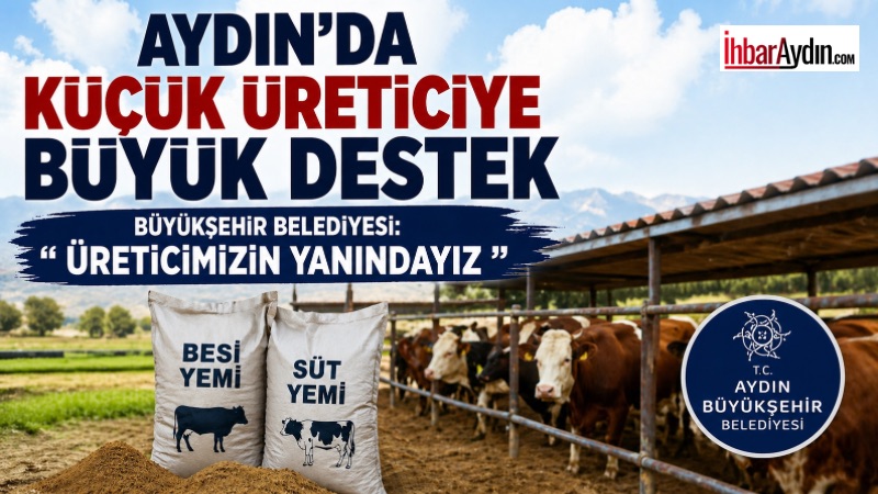 Aydın Büyükşehir Belediyesi’nin kırsal kalkınmaya yönelik destekleri sürüyor. Büyükşehir Belediyesi