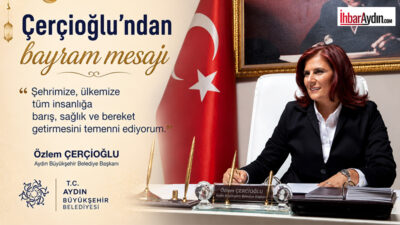 Aydın Büyükşehir Belediye Başkanı Özlem Çerçioğlu, Kurban Bayramı nedeniyle bir
