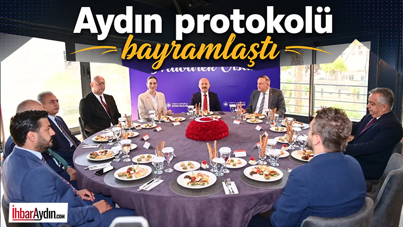 Aydın protokolü bayramlaştı Aydın Valiliğince Kurban Bayramı dolayısıyla bayramlaşma programı düzenlendi. Aydın Valiliğince Kurban