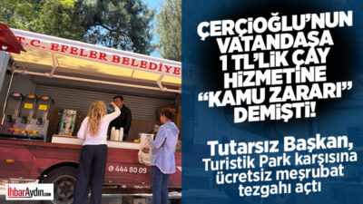 Aydın Büyükşehir Belediye Başkanı Özlem Çerçioğlu tarafından şehrin en işlek