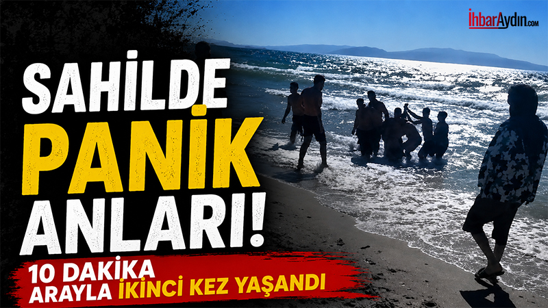Aydın’ın Kuşadası ilçesine bağlı Davutlar Mahallesi’nde bulunan Sevgi Plajı’nda yaşanan