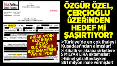 CHP Lideri Özgür Özel’in, dün gece itibariyle kendi adının da