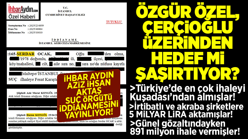 CHP Lideri Özgür Özel’in, dün gece itibariyle kendi adının da