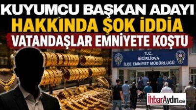 Aydın’ın İncirliova ilçesinde uzun yıllardır kuyumculuk yaptığı belirtilen ve 2024