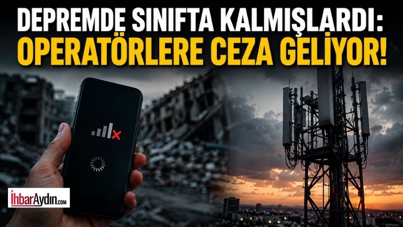 Depremde sınıfta kalmışlardı: Operatörlere ceza geliyor Bilgi Teknolojileri ve İletişim Kurumu (BTK), milyonlarca internet ve telefon