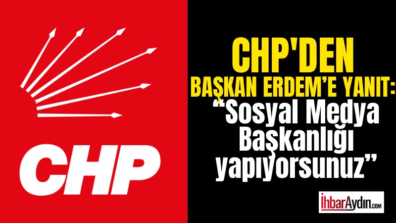 AK Parti Aydın İl Başkanı Mehmet Erdem ile CHP Aydın