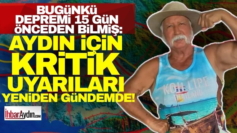 Bugün Malatya’da meydana gelen depremle ilgili 15 gün öncesinden yaptığı