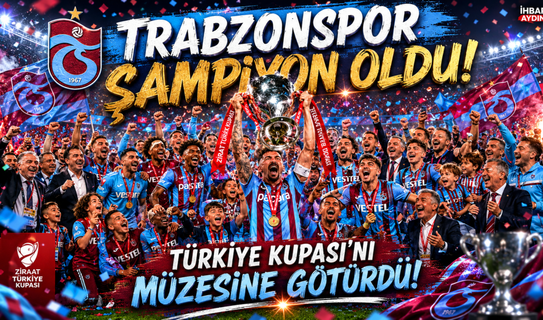Trabzonspor, Ziraat Türkiye Kupası finalinde karşılaştığı Konyaspor’u mağlup ederek turnuvada