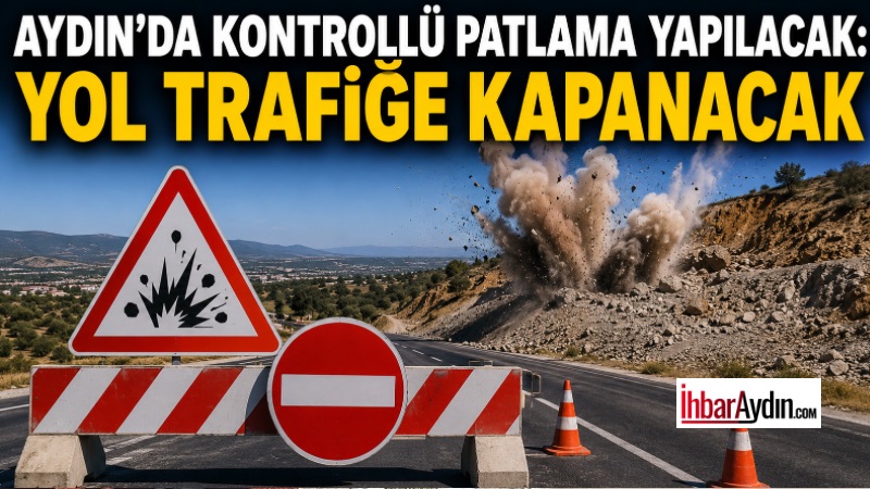 Selçuk ile Aydın arasındaki karayolunda sürdürülen yol yapım çalışmaları kapsamında