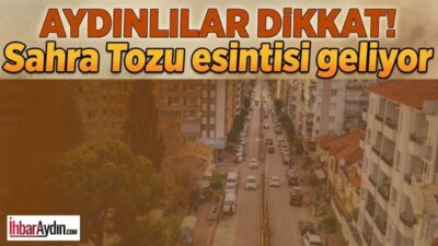 Sahra Çölü’nden gelen yoğun toz taşınımının pazartesi gününden itibaren özellikle