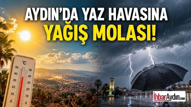 Aydın’da son günlerde etkili olan sıcak hava vatandaşlara adeta yazı
