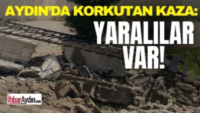 Efeler’de meydana gelen kaza yürekleri ağza getirdi.Kaza, Efeler’e bağlı Mimar