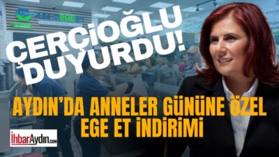 Aydın Büyükşehir Belediye Başkanı Özlem Çerçioğlu, Anneler Günü dolayısıyla HALK