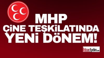 Milliyetçi Hareket Partisi’nde Çine İlçe Başkanlığı görevinde değişikliğe gidildi. MHP