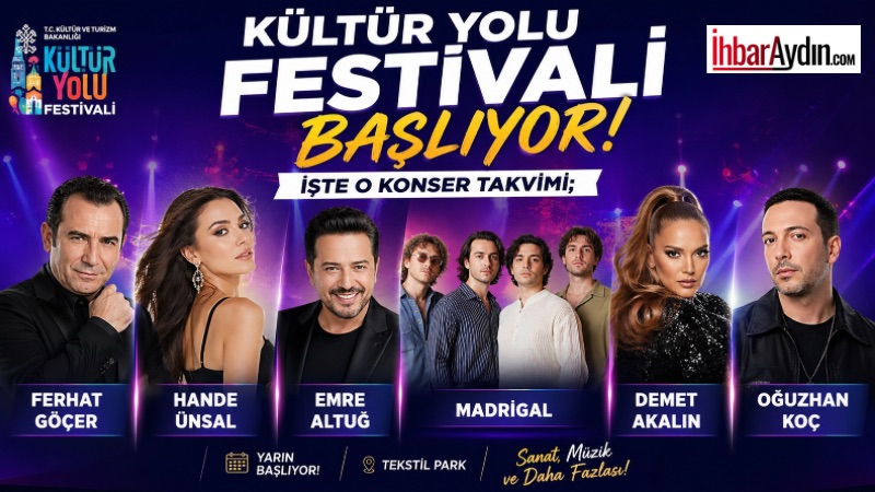 Tekstil Park’ta düzenlenecek Kültür Yolu Festivali için geri sayım tamamlandı.