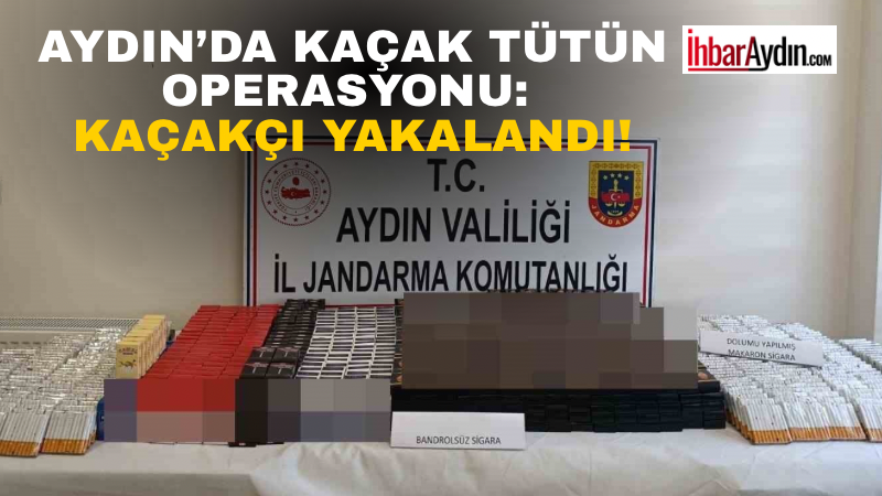 Aydın’ın Koçarlı ilçesinde şüphe üzerine durdurulan araçta 882 paket kaçak