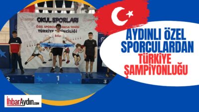 Konya’da düzenlenen Okul Sporları Özel Sporcular Türkiye Masa Tenisi Şampiyonası’nda