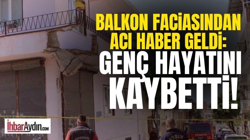 Aydın’ın Efeler ilçesinde bir ay önce balkonun göçmesi sonucu yaklaşık