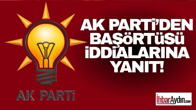 AK Parti Aydın Kadın Kolları tarafından yapılan yazılı açıklamada, eski