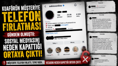 Geçtiğimiz günlerde bir kuaförde meydana gelen olayda; kendisine fiş verilmediğini