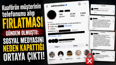 Geçtiğimiz günlerde bir kuaförde meydana gelen olayda; kendisine fiş verilmediğini