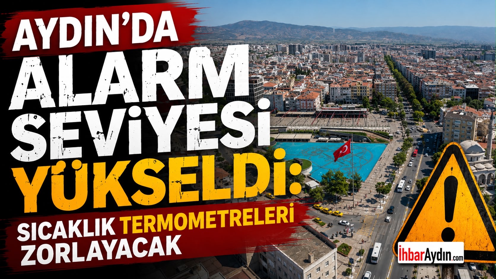 Aydın’da yeni hafta kavurucu sıcaklarla başlıyor. Meteoroloji verilerine göre kent