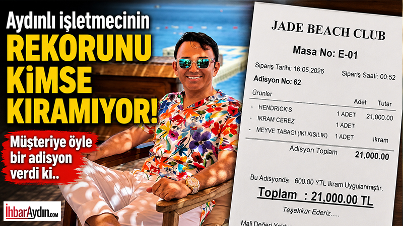 Aydınlı işletmeci Tibet Özer’in rekoru kıralamıyor: Müşterisine öyle bir adisyon verdi ki.. Kuşadası’nda siyasetçi kimliğinin yanı sıra işletmeciliğiyle de öne çıkan CHP’li