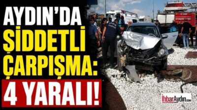 Aydın’ın Kuyucak ilçesi Batı Girişi mevkiinde meydana gelen çift taraflı