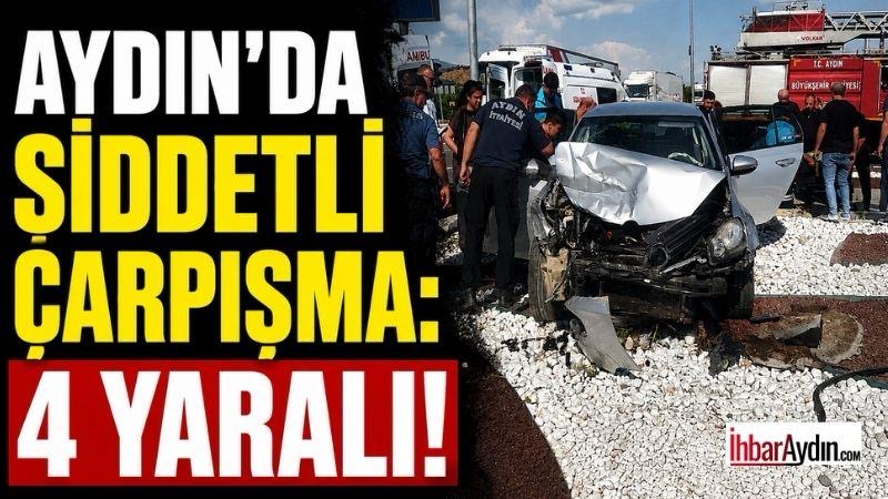 Aydın’da şiddetli çarpışma: 4 yaralı! Aydın’ın Kuyucak ilçesi Batı Girişi mevkiinde meydana gelen çift taraflı