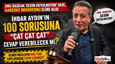 Aydın Büyükşehir Belediye Meclisi toplantısında söz aldığı sırada sesinin duyulmadığını