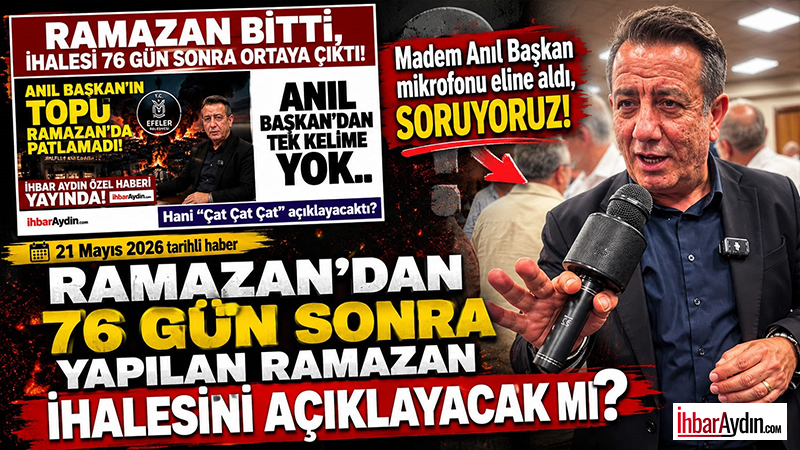 Nisan ayı Büyükşehir Belediye Meclisi çıkışı Aydın Halkına söz vererek,