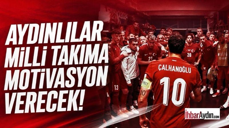 Aydınlılar Milli Takıma Motivasyon Verecek! Türkiye A Milli Futbol Takımı için başlatılan özel motivasyon kampanyasında