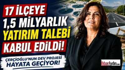 Aydın Büyükşehir Belediye Başkanı Özlem Çerçioğlu tarafından Aydın’ın dört bir